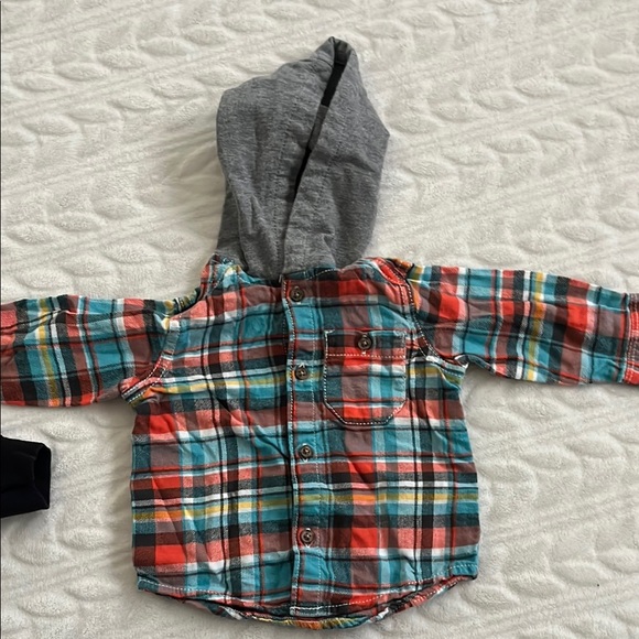 Disney Playful Character Sweatshirt Black and Gray and Flannel - Picture 5 of 6